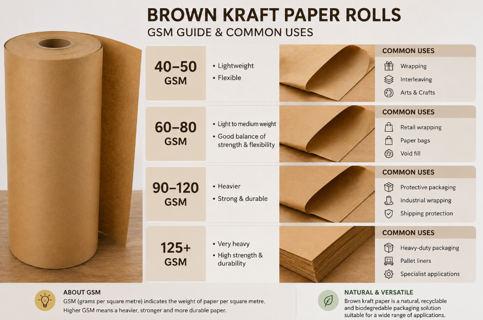 Understanding the brown kraft paper rolls