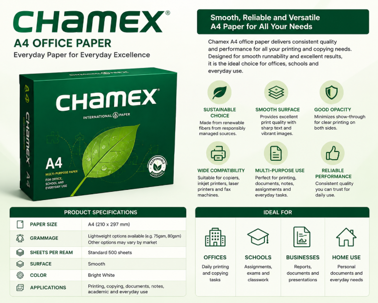 Chamex A4 office paper