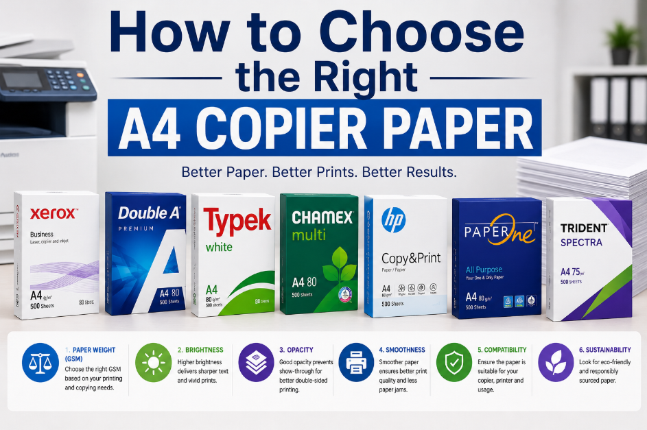 How to choose a4 copier paper at GTB International Papers