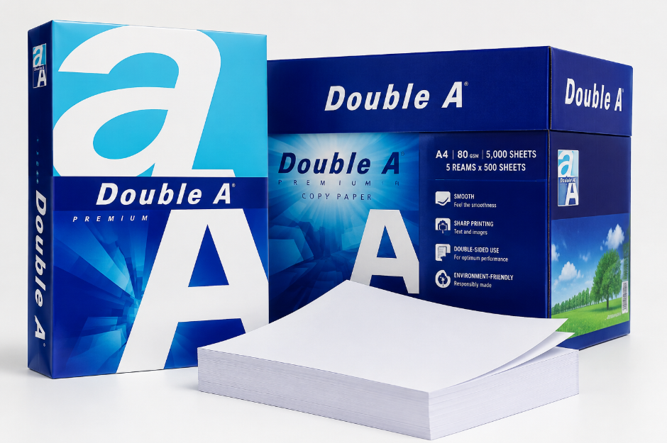 Double A copy paper at GTB International Papers